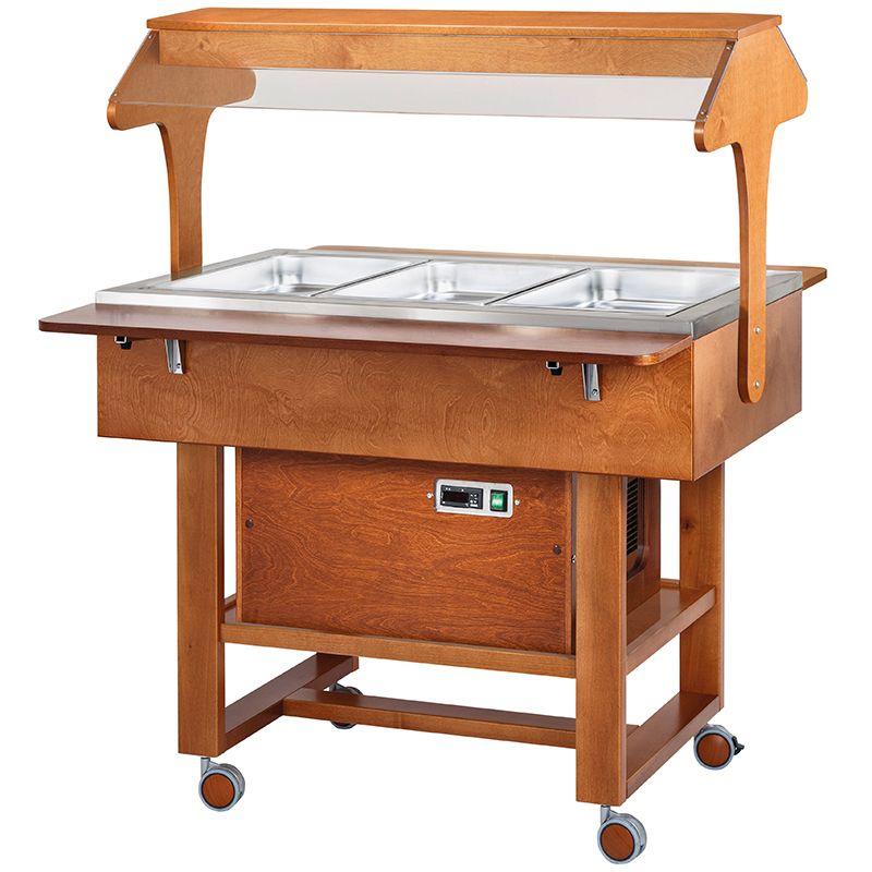 Chladený gastrobufet CLR2786N -walnut