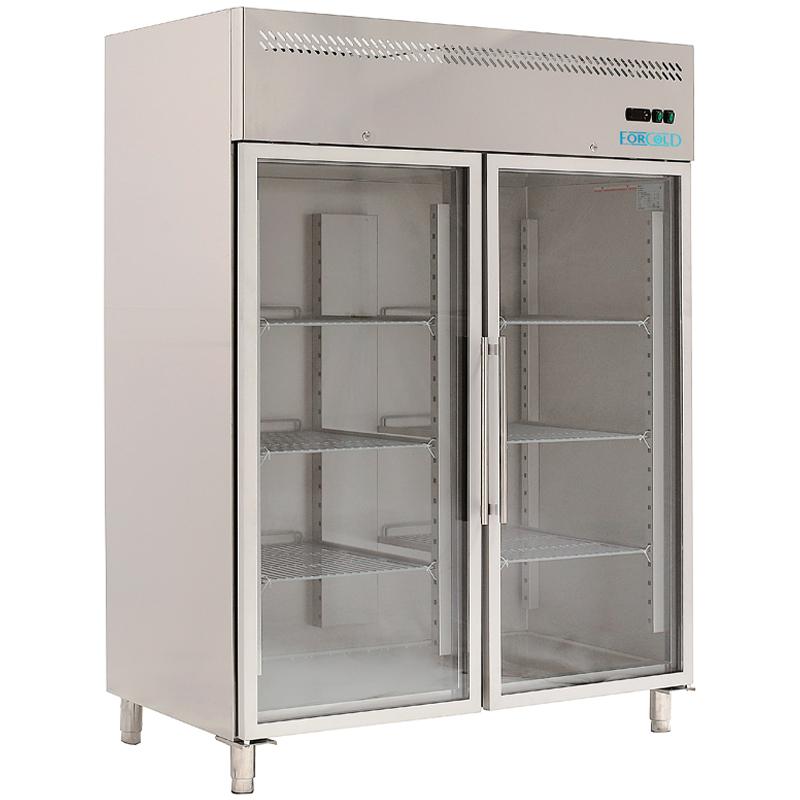 Chladiace skrine GN2/1 - presklené - ventilované M-GN1410TNG-FC