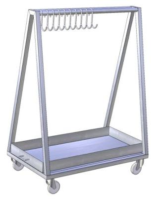 Pojazdný vozík na mäso VP-3