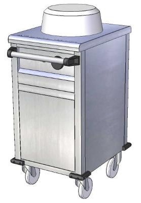 Pojazdný ohrievač tanierov POT 1