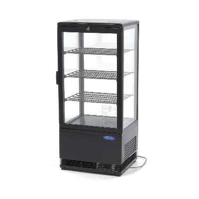 Chladnička s vitrínou 43 cm - 78 l