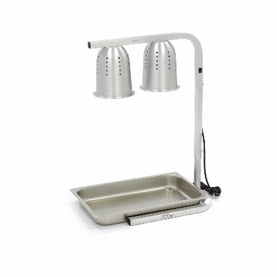 Vykurovacia lampa Double - vrátane 2 lámp - vrátane 1 x 1/1 GN nádoby