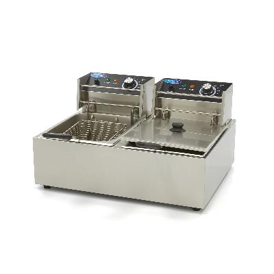 Fritéza 2 x 6 l - dvojitý kôš Maxima