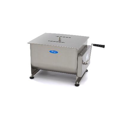 Mixér na mäso 40 l - manuálny - dvojitá náprava - 30 kg mäsa