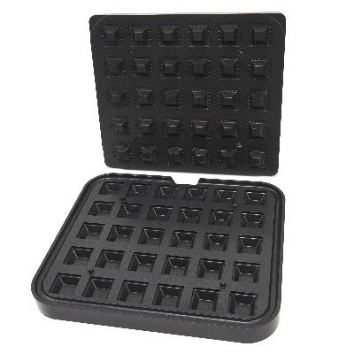 Forma na tartaletky - štvorcová - 41/23 mm - 30 kusov