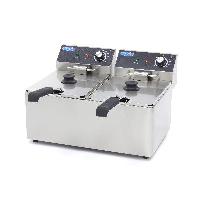 Fritéza 2 x 8 l - dvojitý kôš Maxima
