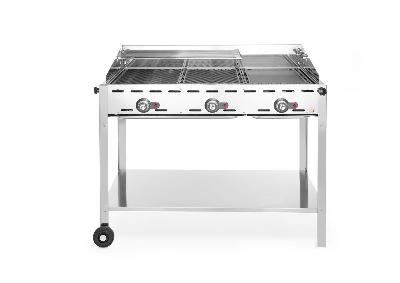 3-horákový gril Green Fire Profi Line, HENDI, Profi Line, 17,4kW, 1078x612x(H)825mm