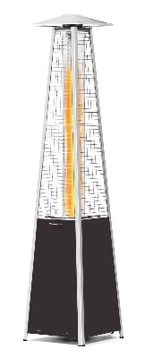 Plynová ohrevná lampa s pyramídovým plameňom, HENDI, 11,2kW, 500x500x(H)2220mm
