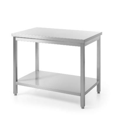 Centrálny pracovný stôl – skrutkový, HENDI, Profi Line, 800x700x(H)850mm