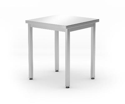 Centrální stůl, šroubový, HENDI, Kitchen Line, 600x600x(H)850mm