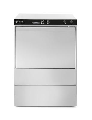 Umývačka riadu 50 x 50 – ELEKTROMECHANICKÉ ovládanie – 400 V, HENDI, 400V/6600W, 570x600x(H)830mm 230305