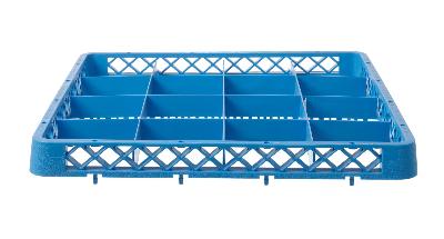 Nadstavba na kôš 500 x 500 mm, HENDI, 16 priehradiek 112x112 mm, 500x500x(H)45mm 877531