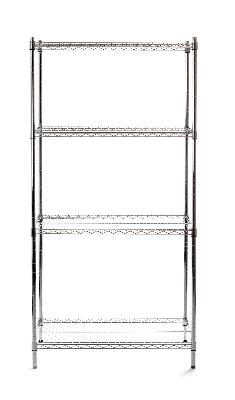 4-policový skladovací regál, HENDI, 910x455x(H)1830mm na veľké zataženie 812259