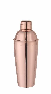 3-dielny Cobblerov shaker, BarUp, Medená, ⌀85x(H)240mm