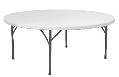 Bufetový stôl okrúhly, AmerBox, max. nosnosť: 250 kg, ⌀1800x(H)740mm guľatý 810941