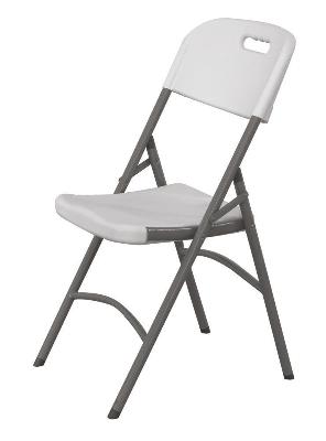 Keteringová stolička – biela, AmerBox, max. nosnosť: 175 kg, Biela, 540x440x(H)840mm svetlošedá 810965