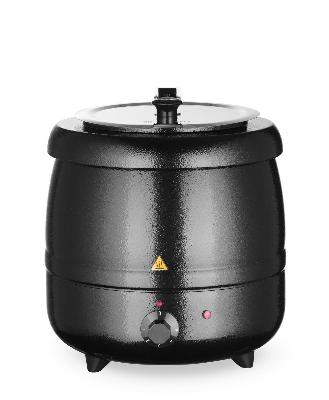 Kotlík na polievku, HENDI, Kitchen Line, 8L, Čierna, 230V/400W, ⌀330x(H)363mm 860083
