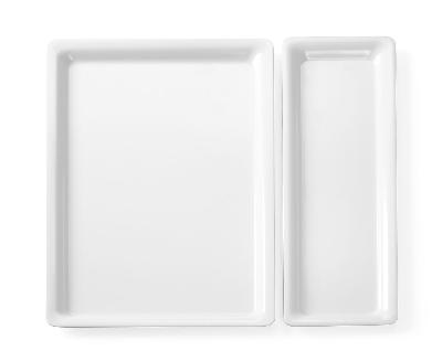 Porcelánový bufetový podnos GN, HENDI, GN 1/1, 530x325x(H)20mm 530x325x20(v)mm, Kód: 566008