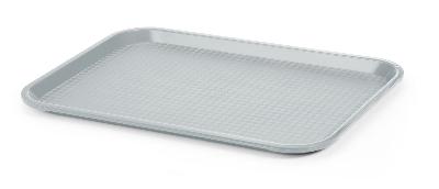 Polypropylénový podnos Fast Food – stredný, AmerBox, Svetlošedá, 305x415x(H)20mm Svetlošedá, 305x415x(H)20mm,