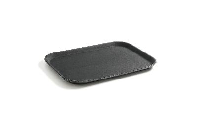 Polypropylénový servírovací podnos, protišmykový, pozdĺžny, čierny, HENDI, GN 1/1, 530x325mm GN 1/1, 530x325mm, 878101