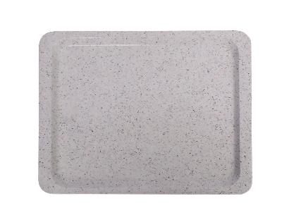Polyesterová tácka pre samoobslužné reštaurácie, AmerBox, GN 1/2, žula, 325x265mm GN 1/2, 265x325mm