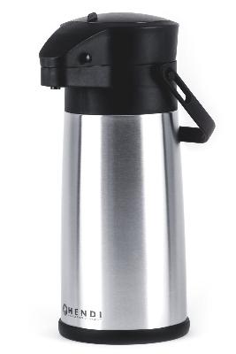 Air pot konvica, HENDI, 2,2L, ⌀150x(H)340mm s pompou 448908