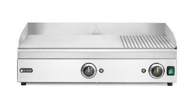 Elektrická grilovacia platňa 1/3 vrúbkovaná, HENDI, Kitchen Line, 220-240V/3500W, 697x474x(H)241mm Kod 154960