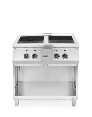 Indukčný varič - sporák so 4 varnými zónami, HENDI, 400V/17000W, 800x720x(H)854mm Kod: 237687