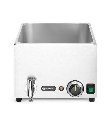 Ranger Ohrievač Bain-Marie s odtokovým kohútikom, HENDI, GN 1/1, 230V/1000W, 576x334x(H)241mm 238912