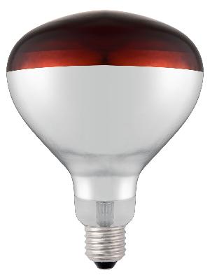 Infračervená ohrievacia žiarovka, HENDI, Červená, 230V/250W, ⌀125x(H)170mm