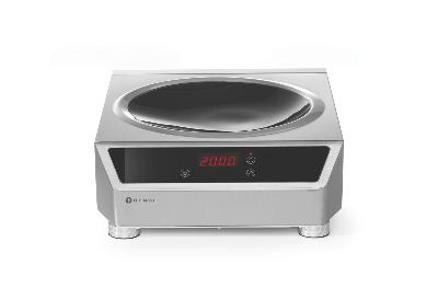 Indukční vařič Wok model 3500, HENDI, Profi Line, indukční vařič, 230V/3500W, 340x450x(H)130mm kód: 239766