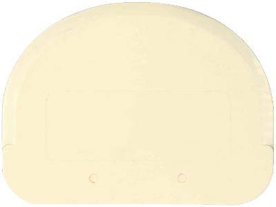 Polguľatá cukrárska stierka – súprava 6 ks, HENDI, 6 ks, 120x88mm pružná 554166