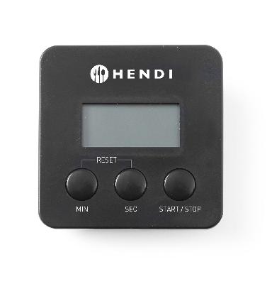 Kuchynský časovač – digitálny, HENDI, 67x20x(H)67mm Digitálny 271155
