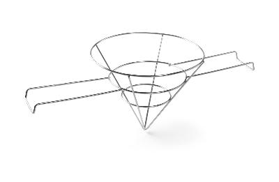 Držiak filtra na fritovací olej, HENDI, ⌀250x(H)240mm 632901