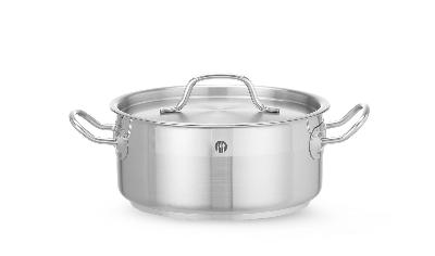 Nízky hrniec – s pokrievkou, HENDI, Profi Line, 2,8L, ⌀200x(H)90mm ProfiLine 830208