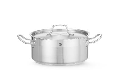 Nízky hrniec – s pokrievkou, HENDI, Profi Line, 4,8L, ⌀240x(H)105mm ProfiLine 830406