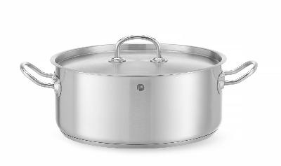 Varný hrniec nízky – s vekom, HENDI, Kitchen Line, 7,3L, ⌀280x(H)120mm KitchenLine 836033