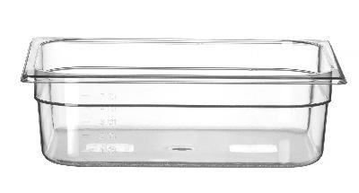 Nádoba GN 1/2, HENDI, Profi Line, GN 1/2, 6,5L, Priehľadná, 325x265x(H)100mm Kód: 861424