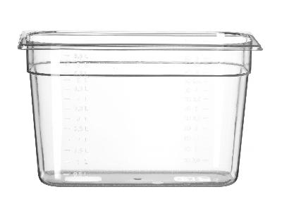 Nádoba GN 1/3, HENDI, Profi Line, GN 1/3, 7,8L, Priehľadná, 325x176x(H)200mm Kód: 861509