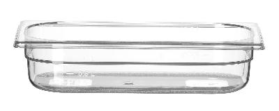 Nádoba GN 1/3, HENDI, Profi Line, GN 1/3, 2,5L, Priehľadná, 325x176x(H)65mm Kód: 861530