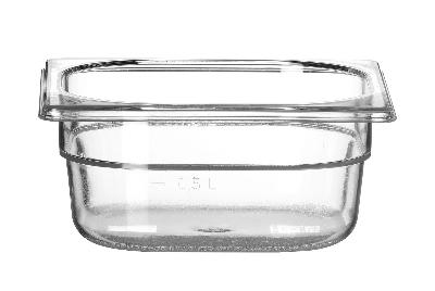 Nádoba GN 1/6, HENDI, Profi Line, GN 1/6, 1L, Priehľadná, 176x162x(H)65mm Kód: 861738