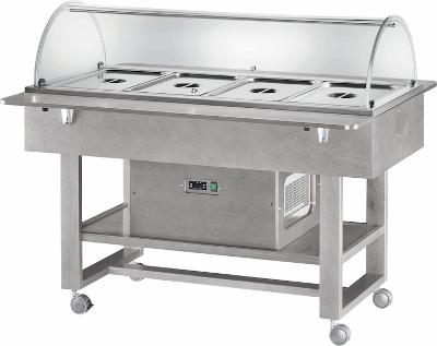 Chladený gastrobufet ELR2827CE -ash gray