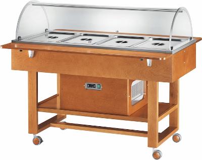 Chladený gastrobufet ELR2827BT -walnut