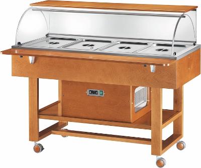 Chladený gastrobufet ELR2826 -walnut