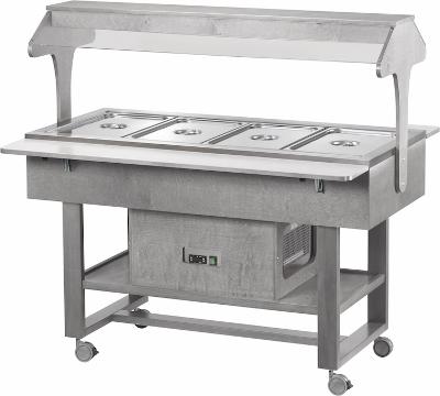 Chladený gastrobufet ELR2825CE -ash gray