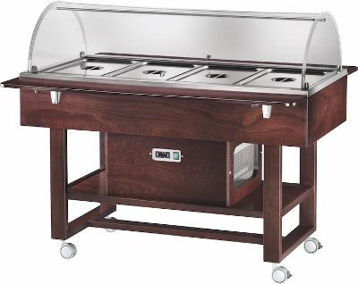 Chladený gastrobufet ELR2827BTW -wenge