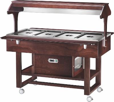 Chladený gastrobufet ELR2825BTW -wenge