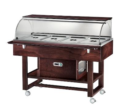 Chladený gastrobufet ELR2826W -wenge