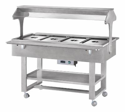 Vyhrievané gastrobufety - bain-marie ELC2828CE -ash grey
