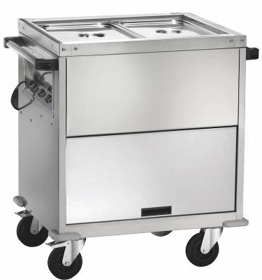 Výdajný ohrevný vozík, bain-marie CT1766TD